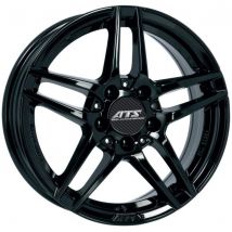 ATS Mizar Alloy Wheels In Diamond Black Set Of 4 - 18x8 Inch ET48 5x112 PCD 66.5mm Centre Bore Diamond Black, Black