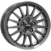 ATS Streetrallye Alloy Wheels In Dark Grey Set Of 4 - 15x6 Inch ET35 4x98 PCD 58.1mm Centre Bore Dark Grey, Grey