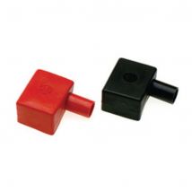 Auto Marine Battery Terminal Covers - Pack Of 10 - Red, Left Hand Entry