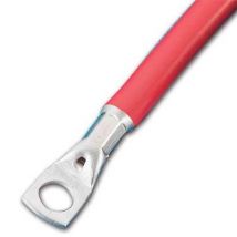 Auto Marine Starter & Earth Cables - Red - 300mm, Red