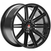 AXE EX15 Alloy Wheels in Black Gloss Set of 4 - 20x10.5 Inch ET42 5x114.3 PCD 73.1mm Centre Bore Gloss Black, Black