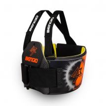 Bengio AB7 Karting Rib Protector - Colour: Black/Fluro Orange, Size: S