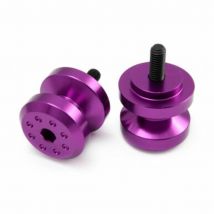Pro-Bolt Aluminium Paddock Stand Bobbins - 6mm - Purple, Purple