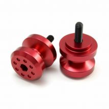 Pro-Bolt Aluminium Paddock Stand Bobbins - 6mm - Red, Red