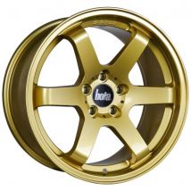 Bola B1 Alloy Wheels In Gold Set Of 4 - 18X9.5 Inch ET38 5X108 PCD 76mm Centre Bore Gold, Gold
