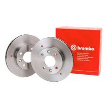 Brembo Pair of Group N OE Quality Brake Discs - Rear Pair - Solid 231x9mm