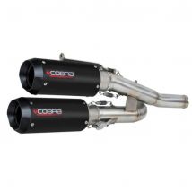 Cobra Sport Blackout Half System With Twin GP Silencers - Non-Catalysed