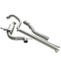 "Cobra Sport Non-Resonated 3" Cat Back Exhaust System" - Uses OE Tailpipes