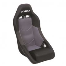 Cobra Clubman Seat - Black Outer Grey Centre, Black/grey