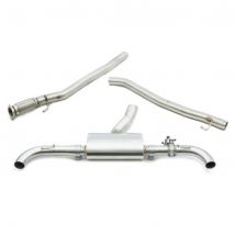 "Cobra Sport Non-Resonated 3" Cat Back Exhaust System - Valved" - Uses OE Tailpipes