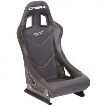 Cobra Monaco Sport Steel Frame Seat - Black Vinyl Standard Size, Black