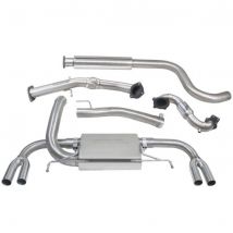 "Cobra Sport Resonated 3" Turbo Back Exhaust System With Hi-Flow Sports Cat" - Uses OE Tailpipes