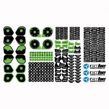 Cube Controls Custom Steering Wheel Stickers - Colour: Green