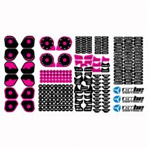 Cube Controls Custom Steering Wheel Stickers - Colour: Pink