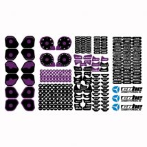 Cube Controls Custom Steering Wheel Stickers - Colour: Purple