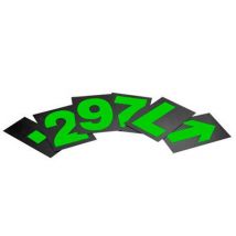 Demon Tweeks Individual Number / Symbols For Large Pit Boards - Green - Number 7, Green