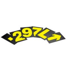 Demon Tweeks Individual Symbols For Standard Pit Boards - Yellow - In, Yellow