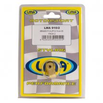 LMA Brass P-Clip - 25.4mm, Pack of 2, Gold