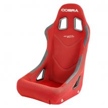 Cobra Monaco Sport Steel Frame Seat - Red Nylon Standard Size, Red