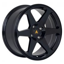 Autostar Chaser Alloy Wheels In Black Set Of 4 - 17x8 Inch ET35 4x108 PCD, Black