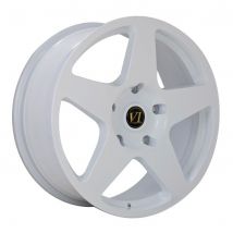 6Performance Loaded 2 Alloy Wheels In White Set Of 4 - 20x8.5 Inch ET50 5X160 PCD 65.1mm Centre Bore White, White