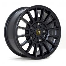 6Performance Loaded 3 Alloy Wheels In Gloss Black Set Of 4 - 18x8 Inch ET50 5x160 PCD, Black