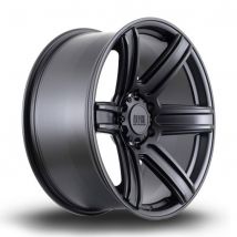 Alpha Offroad Surge Alloy Wheels In Satin Black Set Of 4 - 20x9 Inch ET10 6x139 PCD, Black