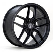 6Performance Torsen Alloy Wheels In Flat Black Set Of 4 - 19x8.5 Inch ET35 5X112 PCD 66.6mm Centre Bore Flat Black, Black