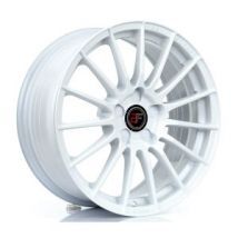 2Forge ZF1 Alloy Wheels In White Set Of 4 - 17X8 Inch ET35 4X100 PCD 76mm Centre Bore White, White