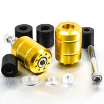 Pro-Bolt Aluminium Universal Bar Ends - Pair - Gold, Gold