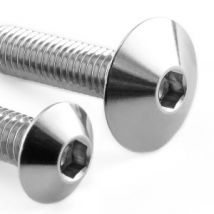 Pro-Bolt Stainless Steel Front Brake Caliper Pinch Bolt Kit - Silver, Silver