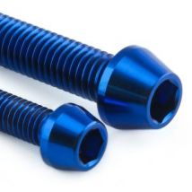 Pro-Bolt Titanium Rear Brake Caliper Pinch Bolt Kit - Blue, Blue