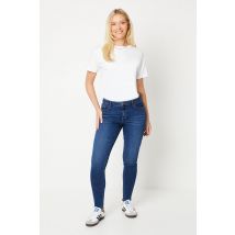 Women's Comfort Stretch Skinny Jeans - mid wash - 8