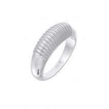 Elli PREMIUM Elli PREMIUM Ring Dames Ripple Design Chunky in 925 sterling zilver Gerhodineerd