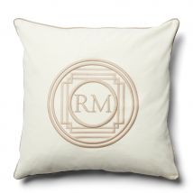 Riviera Maison Monogram kussenhoes, Kussensloop, Sierkussen RM logo