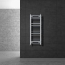 Badheizkörper Sahara 300x800 mm Chrome gerade mit Seitenanschluss