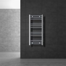 Badheizkörper Sahara 400x800 mm chrome gerade mit Seitenanschluss