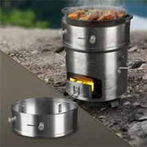 Power Ring für Raketenofen Ø 25-35 x 9 cm aus Edelstahl BBQ#BOSS