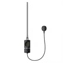 Heizstab 600W Schwarz mit Thermostat und LCD Bildschirm LuxeBath