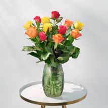 Bunch Of Roses | Mixed Rose Bunch | Fresh Flower Bunches | Bunches Of Flowers | Flowers By Post - Flying Flowers