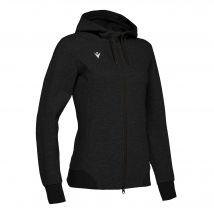 Sweat à capuche zippé femme Macron lyre