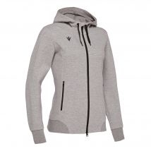 Sweat à capuche zippé femme Macron lyre