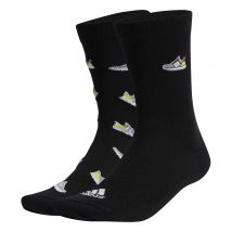 Paires de chaussettes enfant adidas Run X Ultraboost Shoe Love Graphic (x2)