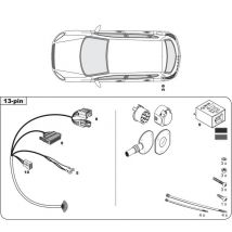 Faisceau Specifique 13 Broches Pour Nissan Qashqai Ii (05/19-04/21)