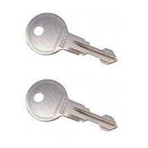 Lot de 2 clés de rechange pour porte-vélos Menabo M011