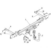 Attelage Seat Leon ST (01/17-02/20) RDSOV + faisceau universel 7 broches + boitier électronique