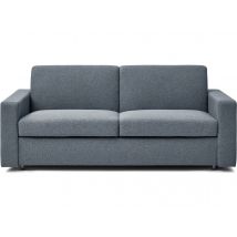 Divano trasformabile in tessuto express "Diana" - letto 140 cm - 3 posti - Grigio