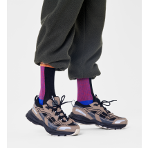 Blocked Fields 3/4 Crew Sock