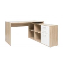 Winkelschreibtisch  Effra ¦ holzfarben ¦ Maße (cm): B: 136 H: 75 T: 138.0 Tische > Schreibtische - Höffner