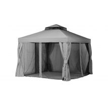 Pavillon  Sahara ¦ grau ¦ Maße (cm): B: 300 H: 280 T: 300.0 Garten > Sonnenschutz > Pavillons - Höffner